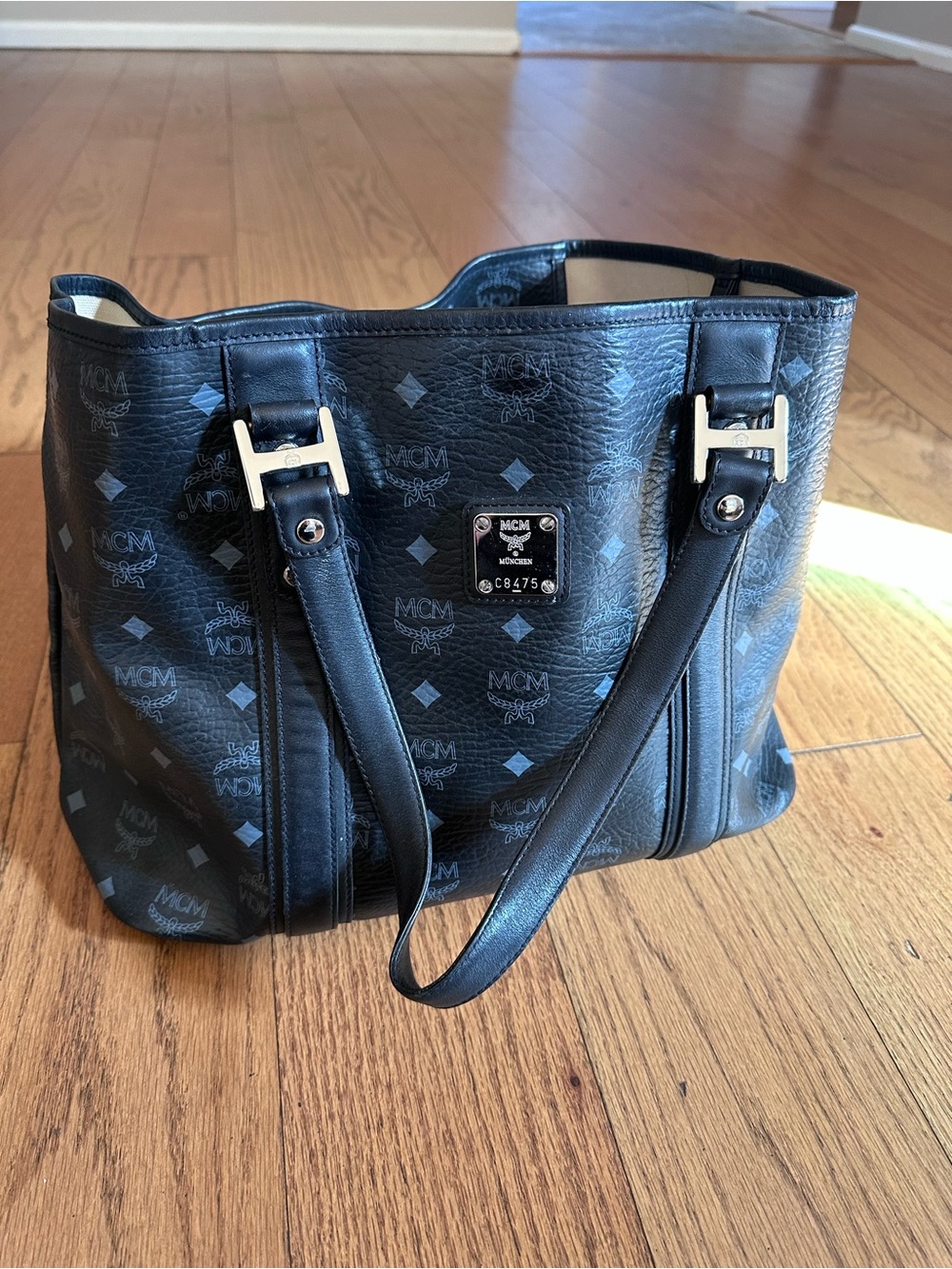 MCM Visetos Monogram Tote